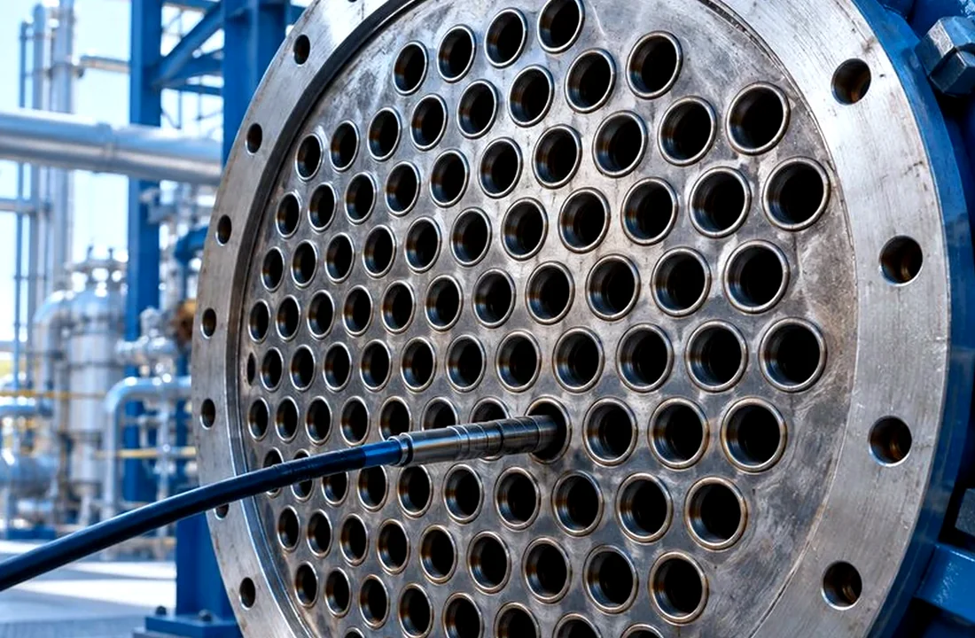 Related feedwater heater tubes visual